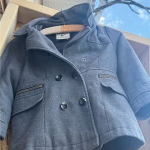 OshKosh B'gosh Charcoal Pea Coat for Kids